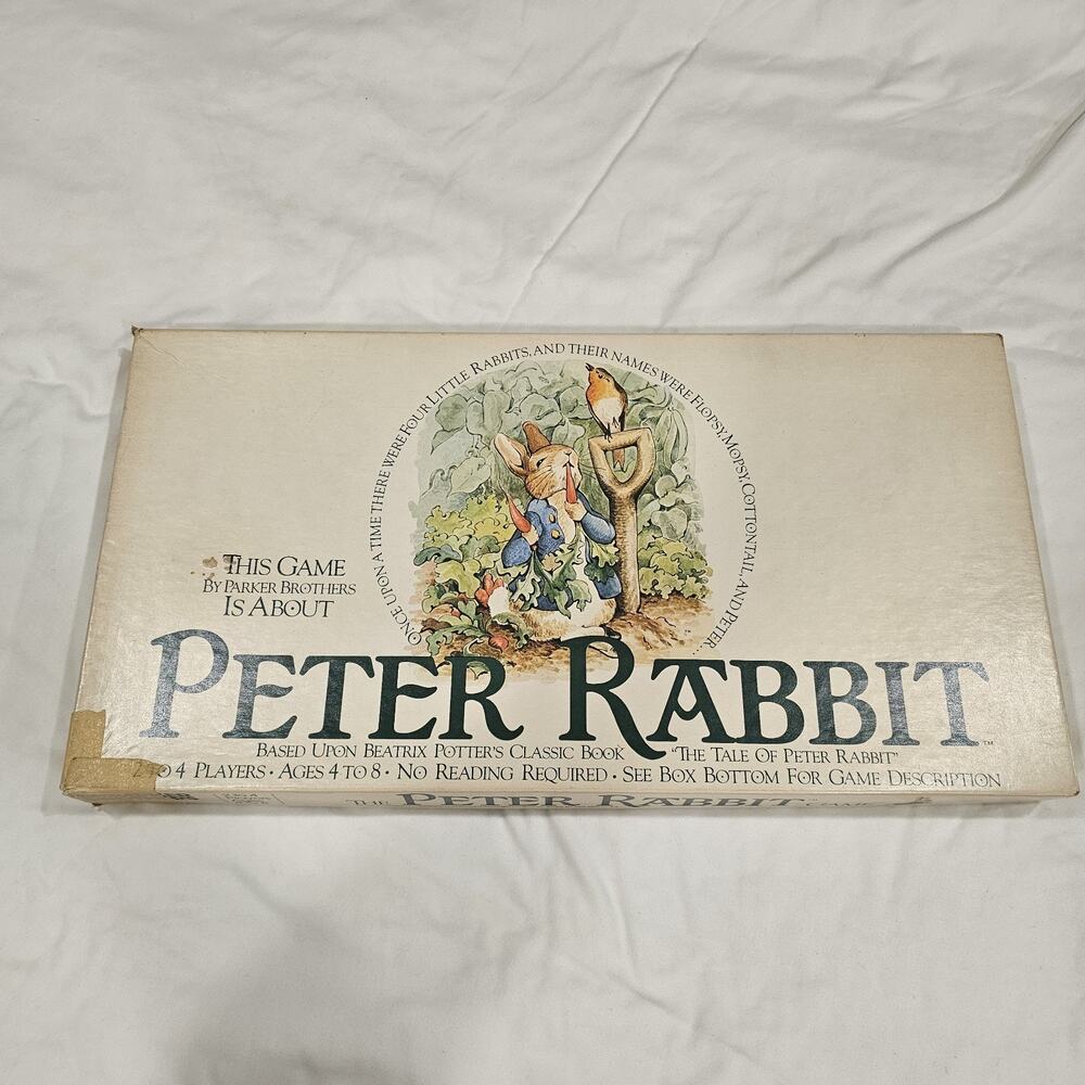 Vtg Peter Rabbit Board Game 1978 Parker Brothers 70s Beatrix Potter